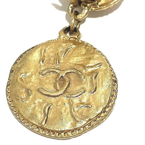 Chanel Coin Motif Earrings - Picture 4 of 6